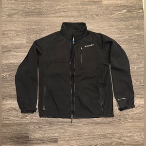 Large Black Columbia Weatherproof Outer Jacket